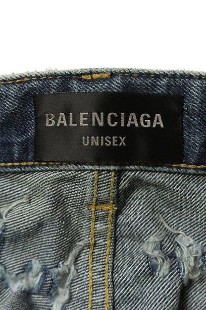 Balenciaga 23SS 745248 Tnw01 Superdestroyed Large Fit Baggy Denim Pants Men's M
