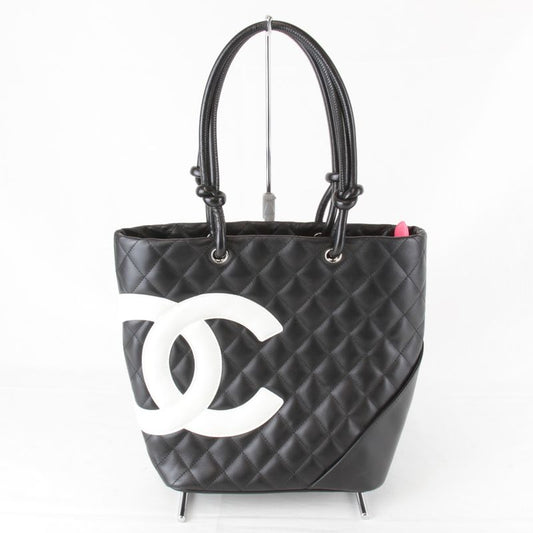 Chanel Medium Tote Cambon Line Tote Bag Leather Women