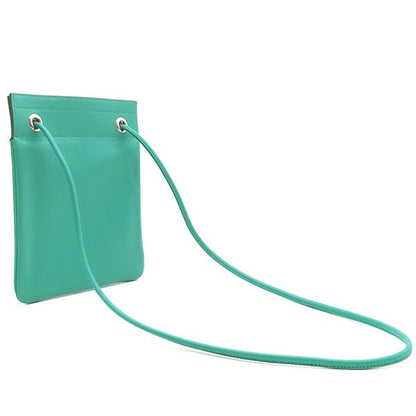 Hermes Shoulder Bag Sac Aline Mini Swift Vert Veron Silver Hardware Green
