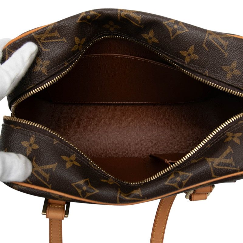 Louis Vuitton Monogram Cité MM Handbag One Shoulder Bag M51182 Brown PVC
