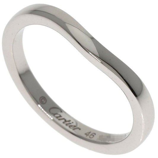 Cartier Ballerina Curve #46 Ring Pt950 Ladies