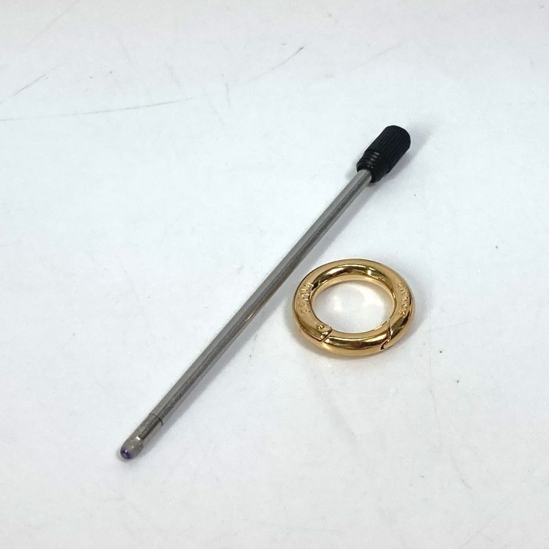 Fendi Earring Scribble Pen Metal Silver