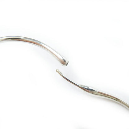 Tiffany & Co Open Heart Medium Binaural Hoop Earrings Ag925