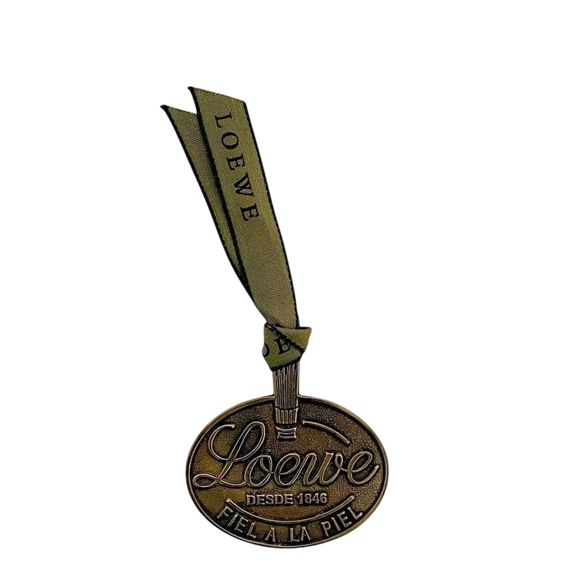 Loewe Ornament Vintage Gold Excellent Condition Charm Metal Used