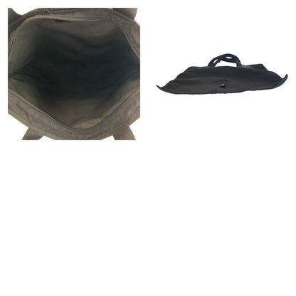 Prada Tessuto Triangle Logo Plate Black Gold Hardware Nylon Tote Handbag Ladies