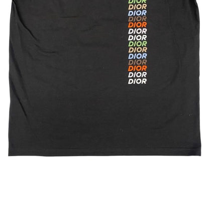 Christian Dior Long Sleeve T-Shirt Multi Logo Print 413j642a0817 Size S Cotton