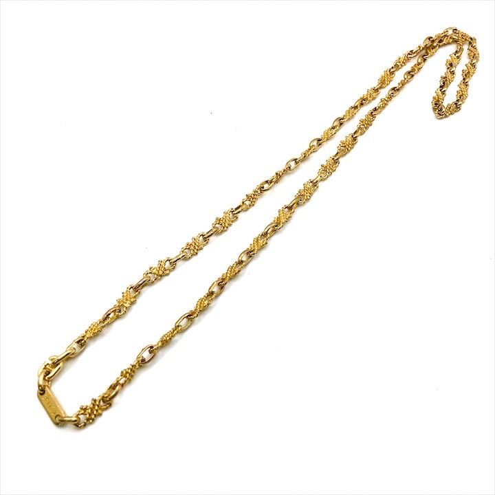 Celine Chain Vintage Necklace Gold