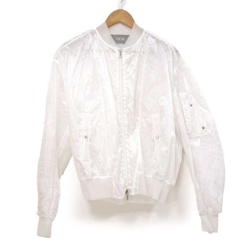 Dior Daniel Arsham Newspaper Bomber Jacket 46