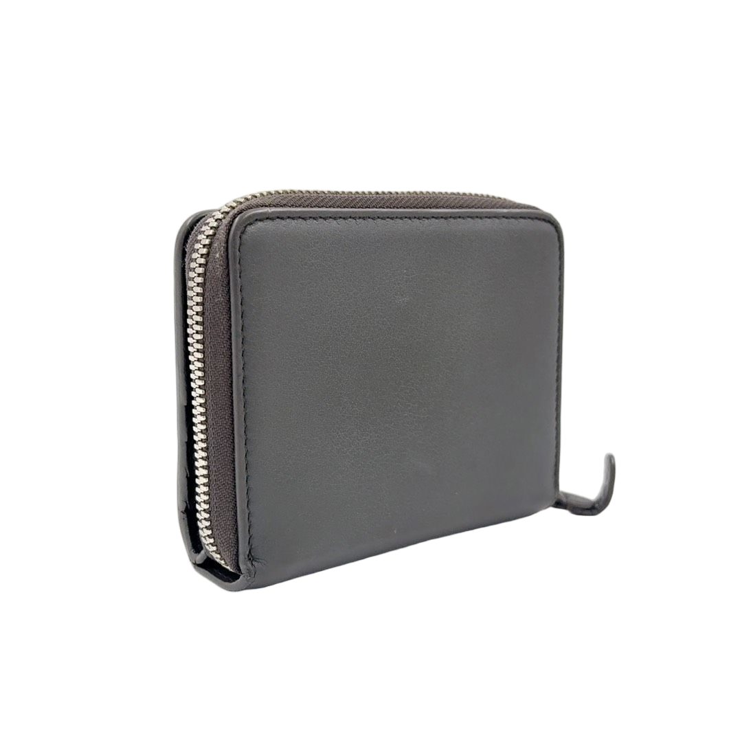 Balenciaga Everyday Billfold Bifold Wallet Leather Gray Silver — view 2