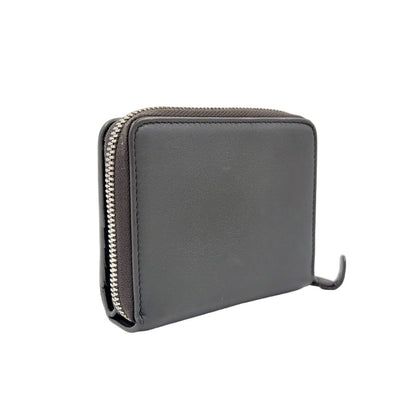 Balenciaga Everyday Billfold Bifold Wallet Leather Gray Silver — view 2