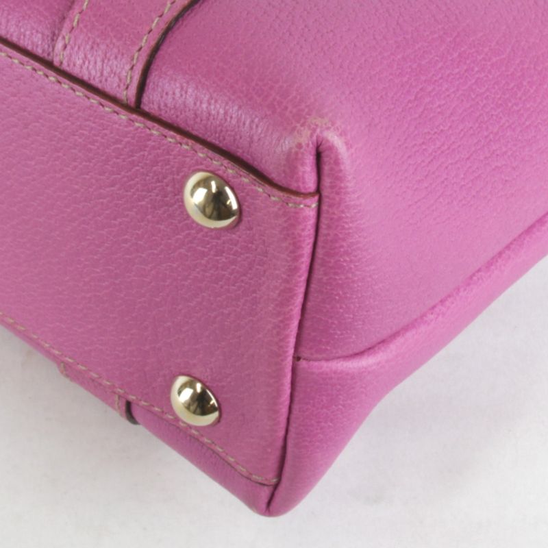 Gucci 141471 2122 Handbag Leather Pink