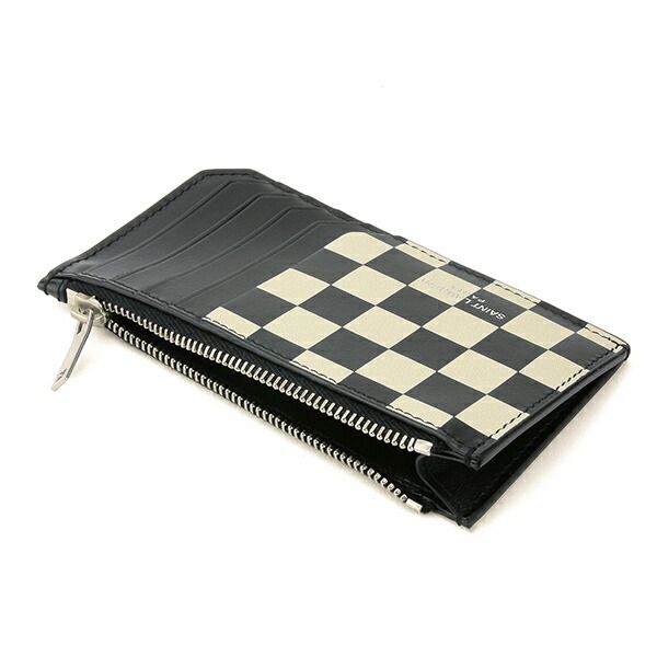Saint Laurent Card Case CARD Holder Beige/black