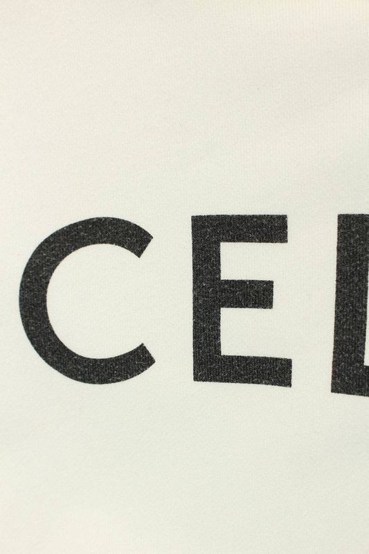 Celine 2y321670q Classic Logo Loose Pullover Hoodie Men's XXL