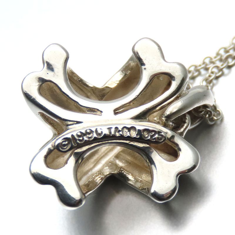 Tiffany & Co Necklace Signature Cross 925 Silver Approx 3.8g Silver Accessories