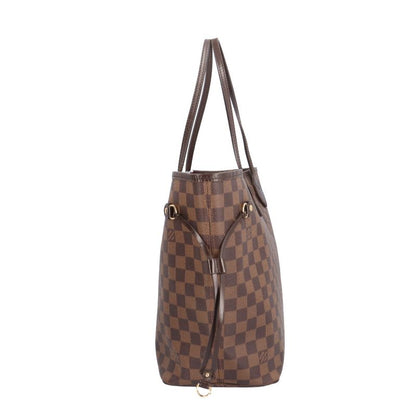 Louis Vuitton Neverfull MM Damier Tote Bag Damier Canvas N51105 Brown Unisex