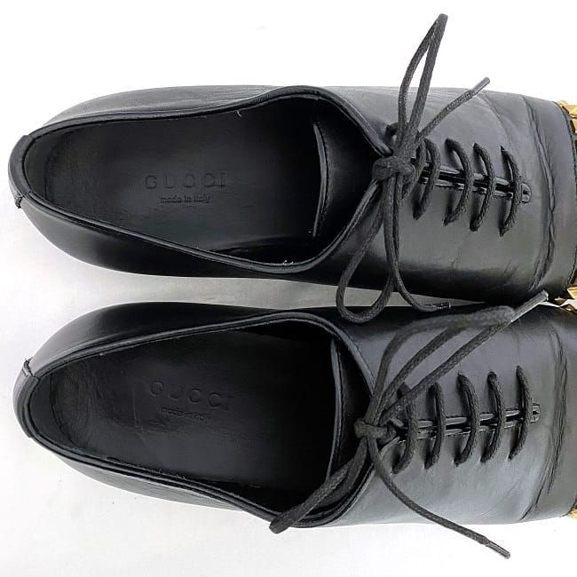 Gucci Shoes Black Ec20040 Excellent Condition 22.5cm (8.86in) Ladies