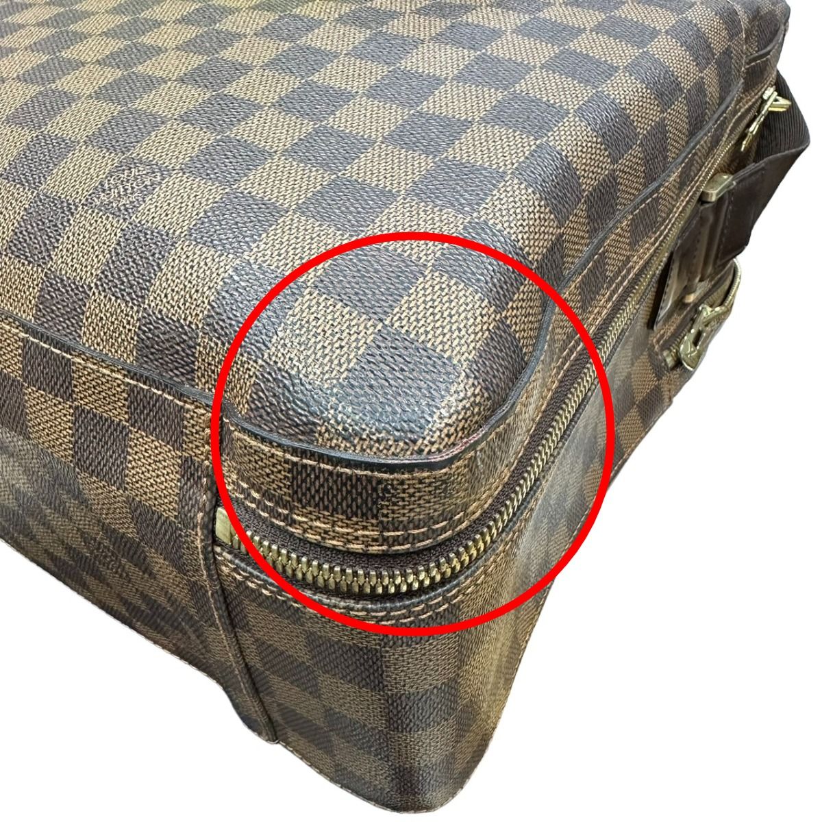Louis Vuitton Damier Dorsoduro Shoulder Bag Brown