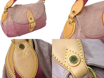 Louis Vuitton Sunray Handbag Monogram Denim Leather Pink Gradient — view 4