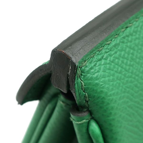 Hermes Handbag Birkin 30 Vaux Epson Cactus Gold Hardware Green D Engraved Box