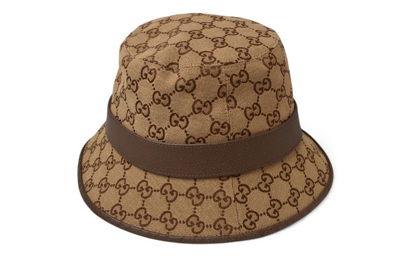 Gucci Hat Gucci GG Canvas Fedora Hat 576587 4hg62 2564 M Size 58cm (22.83in)