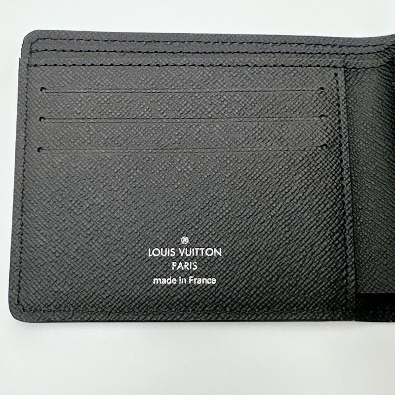 Louis Vuitton M60662 Epi Portefeuille Multiple Fold Wallet Louis Vuitton Black