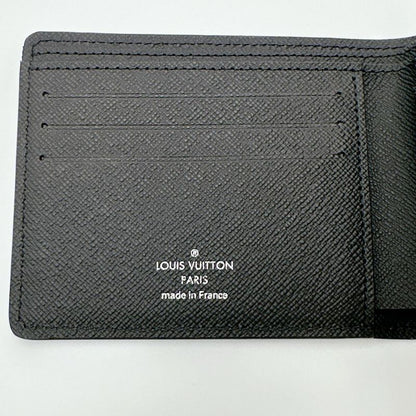 Louis Vuitton M60662 Epi Portefeuille Multiple Fold Wallet Louis Vuitton Black