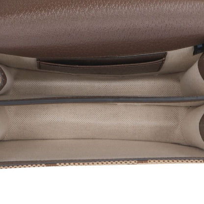 Gucci 699438 Jumbo GG Canvaleather Switched Shoulder Bag For Men