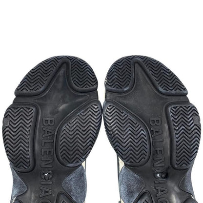 Balenciaga Sneakers Triple S 541623 41 Size Mesh Logo Green Black White Triple