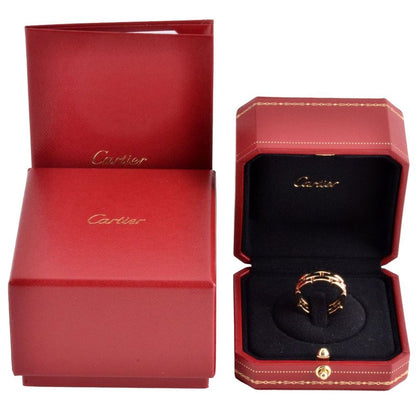 Cartier Maillon Panthère Ring #56 18K Yellow Gold 145g 3 Rows Yellow Gold Ladies