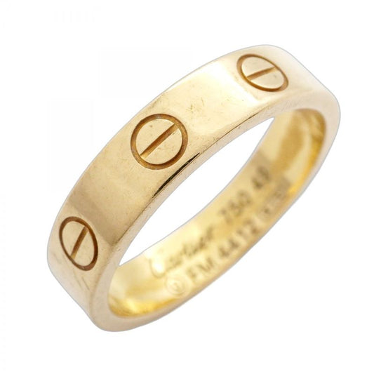 Cartier Ring Mini Love 18K Yellow Gold Yellow Gold #49 Ladies