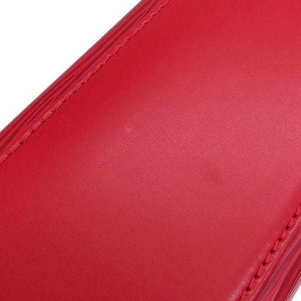 Louis Vuitton Shoulder Bag Voltaire Epi Leather Castilian Red Gold Hardware Red