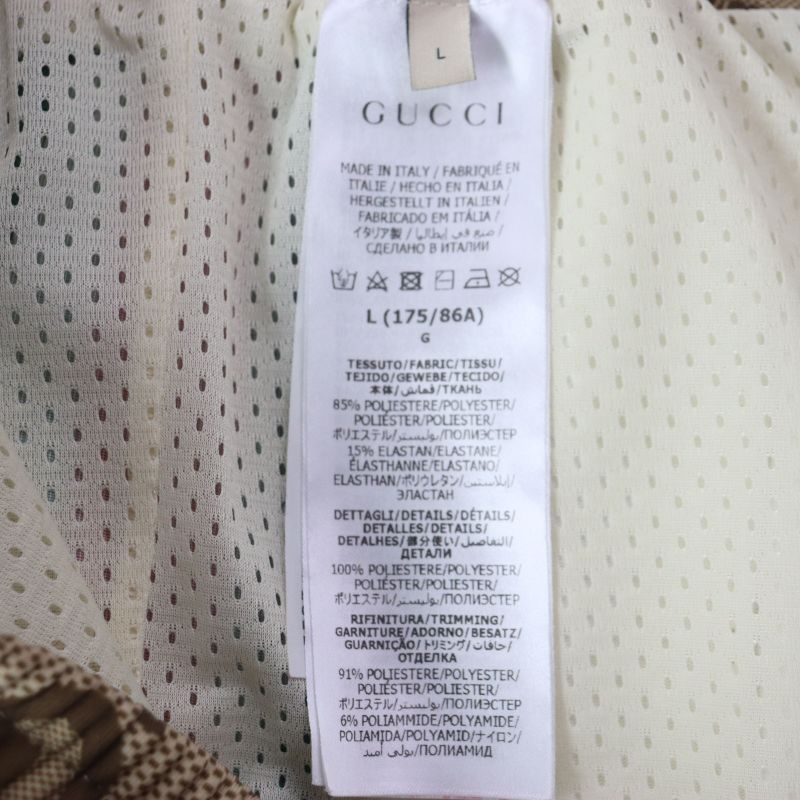 Gucci 22SS 715192 Jumbo GG Jogging Pant Brownish L Men's