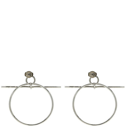 Hermes Earrings Loop MM Earrings Silver 925 Silver Ag925 Sv925 H114504b 00 [box