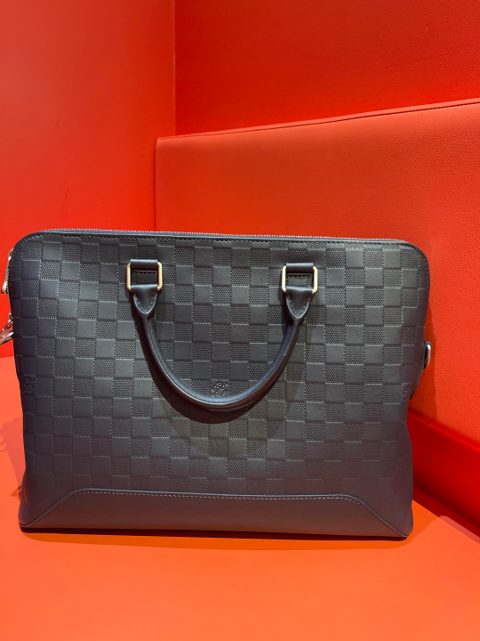 Louis Vuitton N41020 Damier Infini Avenue Briefcase Outla Navy Business Bag