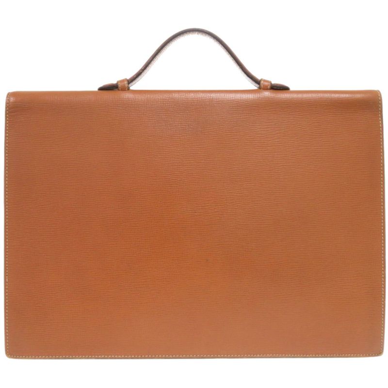 Loewe Leather Brown Business Bag Brown 1519 Loewe