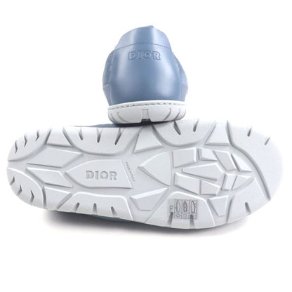  DIOR Homme Nylon Leather Oblique Padet Snow Slipper Slip-on Blue Grey 41 Made