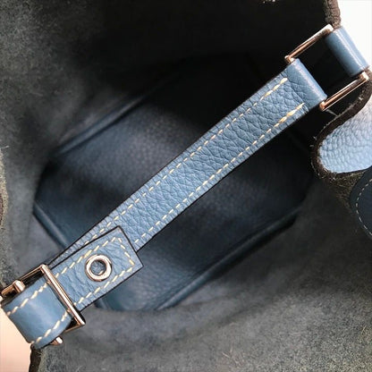 Hermes Picotin Blue Jean Hand Bag Leatheed Bag Jeans