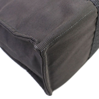 Hermes Yale Line GM Serie Button Canvas Large Shape Tote Bag Boston Bag Gray