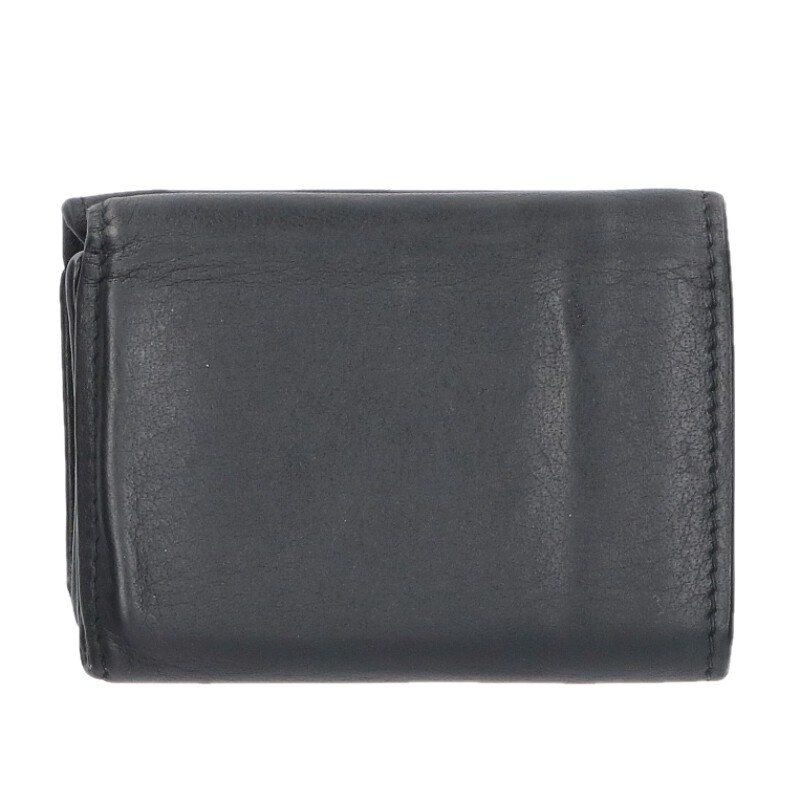 Balenciaga 504564 Logo Leather Trifold Wallet For Men