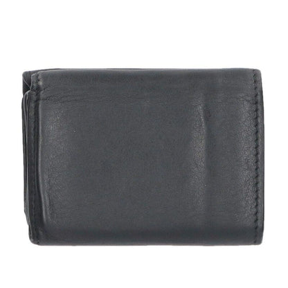 Balenciaga 504564 Logo Leather Trifold Wallet For Men