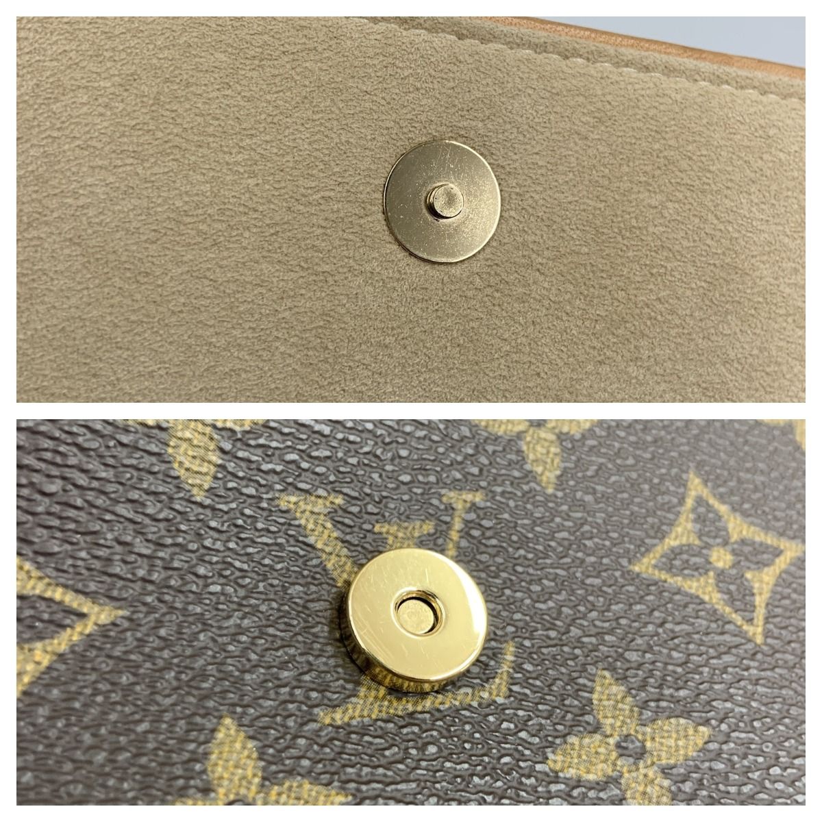 Louis Vuitton Monogram Pochette Twin GM Shoulder Bag M51852 Brown