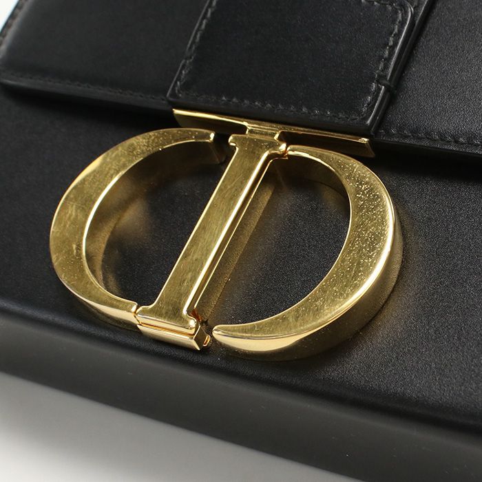 DIOR Box Bag 30 Montaigne Crossbody Shoulder Bag Leather Women