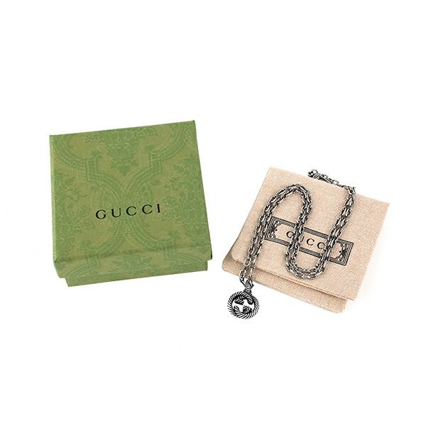 Gucci Necklace Interlocking G Silver