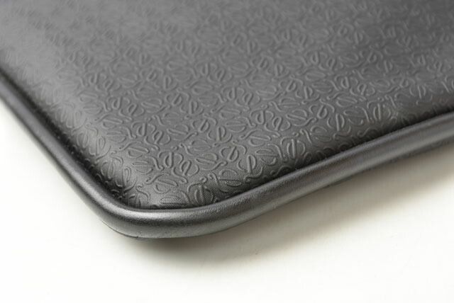 Loewe Men's Shoulder Bag Messenger Bag Loewe Men's Coated Canvas Anagram Black