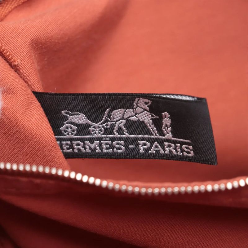 Hermes Acapulco Bassus Twirl Chevron Leather Shoulder Bag Crossbody Messenger