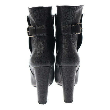 Balenciaga High Heel Leather Boots 245433 Black 37