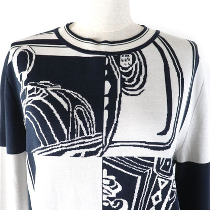 Hermes 2024 4e2655d6 Brides De Gala None Order 92% Silk Blue Noir Black Logo