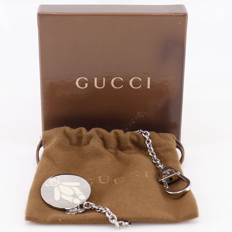 Gucci Baby Chain With Clip Metal Silver _ Key Holder