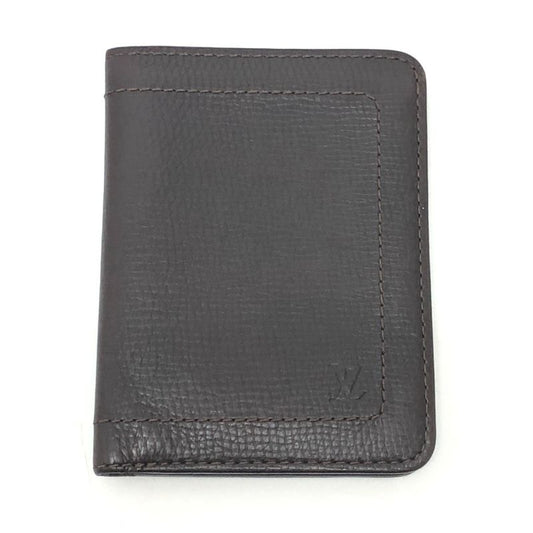 Louis Vuitton Bifold Wallet Leather Cafe