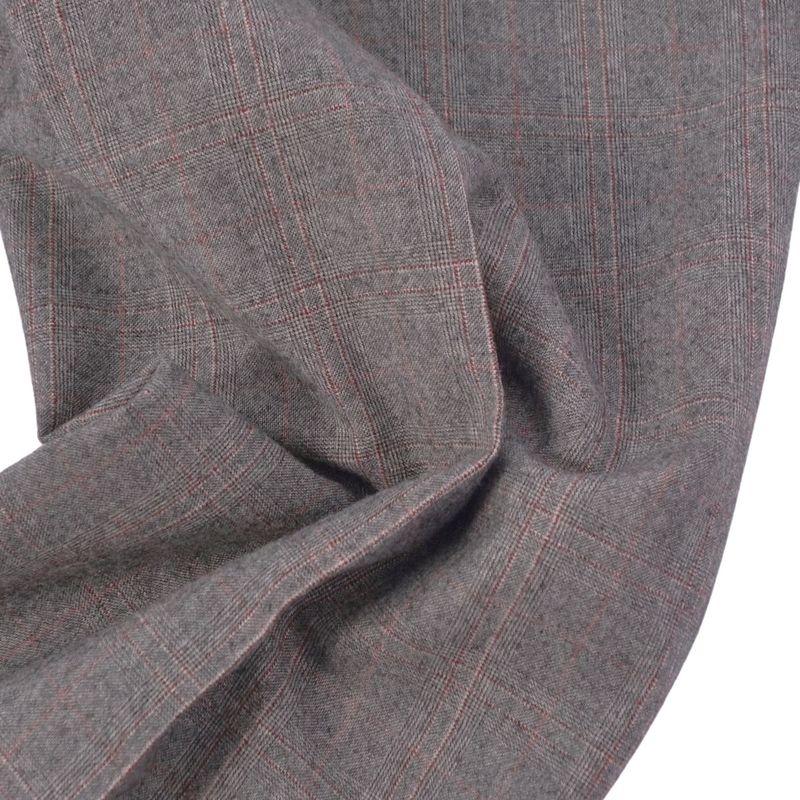 Hermes Pants Long Pants Slacks Check Wool Cashmere